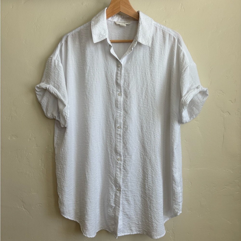 Nordstrom Treasure & Bond Oversized Short Sleeve Tunic, Size XS